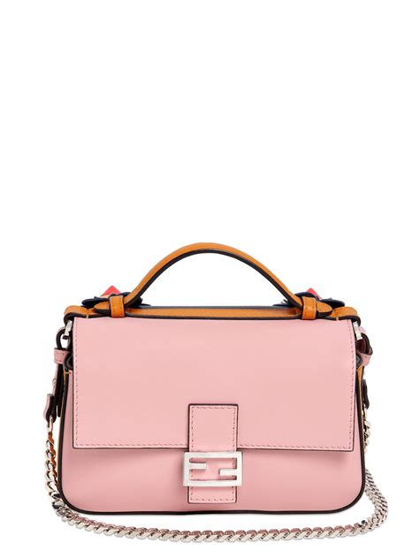 fendi double micro baguette